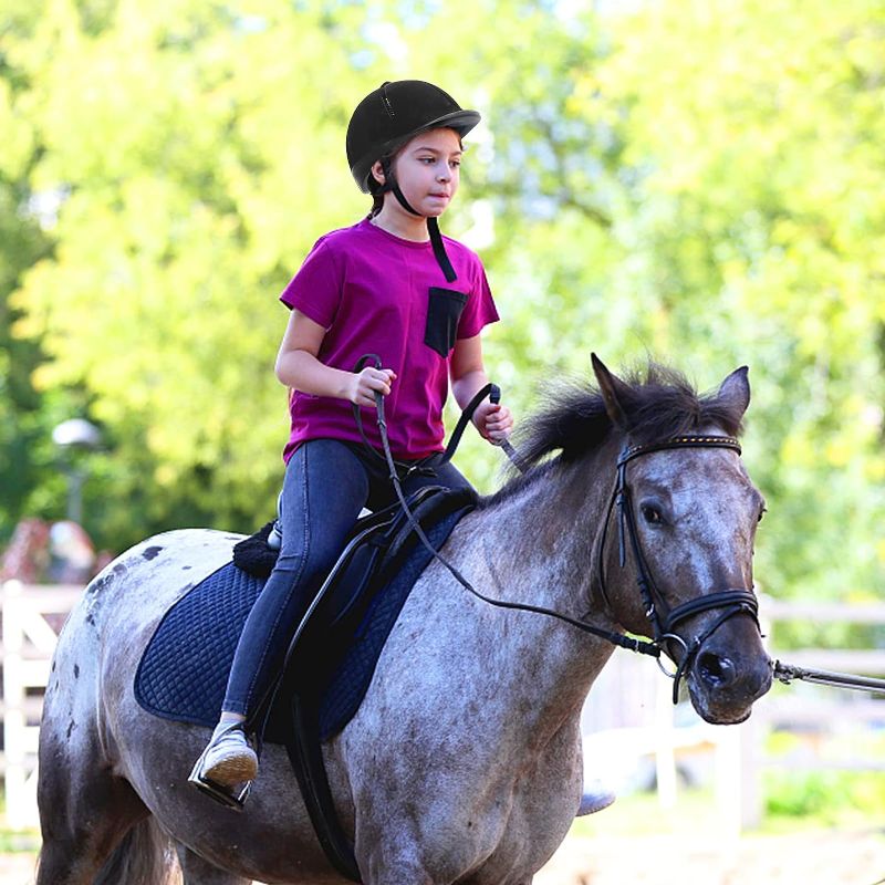 Photo 3 of Adjustable Horse Riding Helmet Equestrian Kids Protective Gear Helmet
