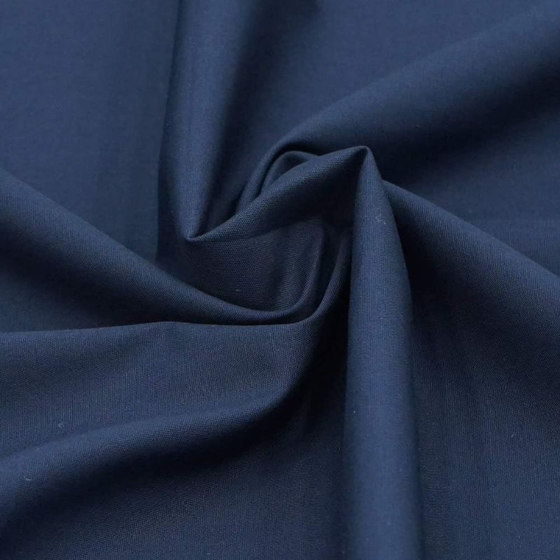 Photo 2 of MasterFAB Cotton Fabric 100% Cotton Woven Poplin by The Yard for Sewing DIY Crafting Fashion Design Printed Floral Washable Cloth(Navy)
