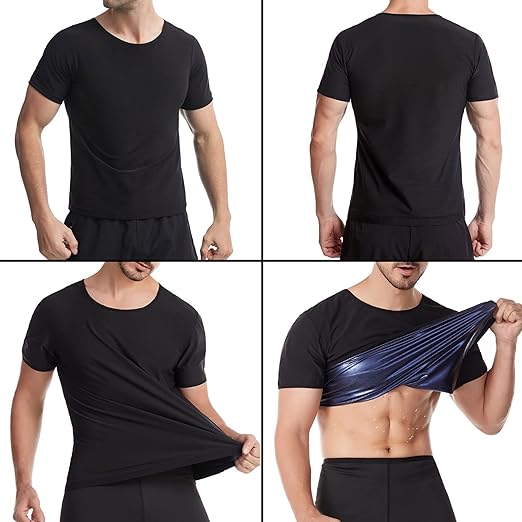 Photo 4 of BODYSUNER Sauna Sweat Vest Workout Tank Top Waist Trainer for Men Compression Workout Enhancing Vest With Zipper
