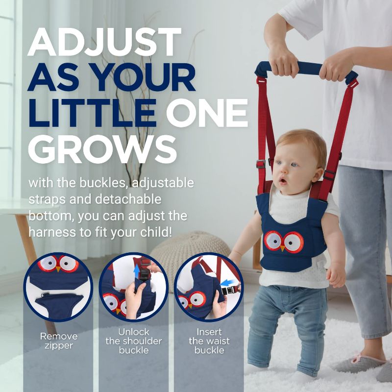 Photo 3 of Watolt Baby Walking Harness - Handheld Kids Walker Helper - Toddler Infant Walker Harness Assistant Belt - Help Baby Walk - Child Learning Walk Support Assist Trainer Tool - for 7-24 Month Old
