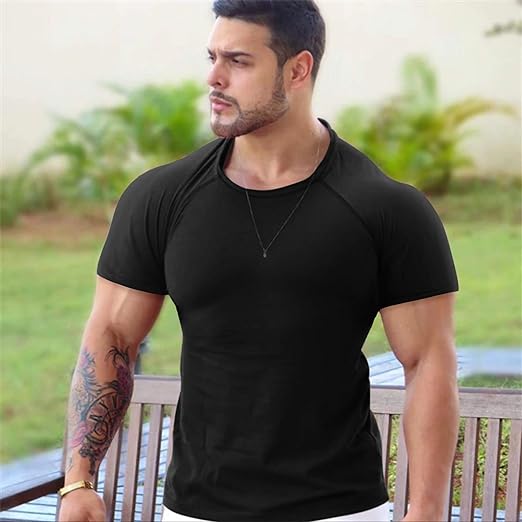 Photo 1 of COOFANDY Men's 2 Pack Workout T Shirts Short Sleeve Gym Bodybuilding Muscle Shirts Base Layer Fitness Tee Tops- Size XL