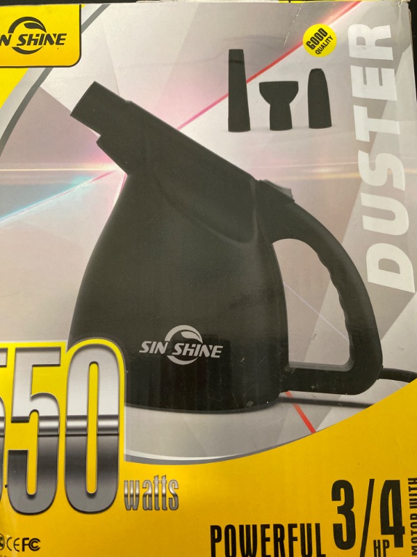 Photo 7 of SIN SHINE - Compressed Air 3.0- Multi-Use Electric Air Duster for Cleaning Dust, Hairs, Crumbs, Scraps for Laptop, Computer, Replaces Compressed Air Cans...
