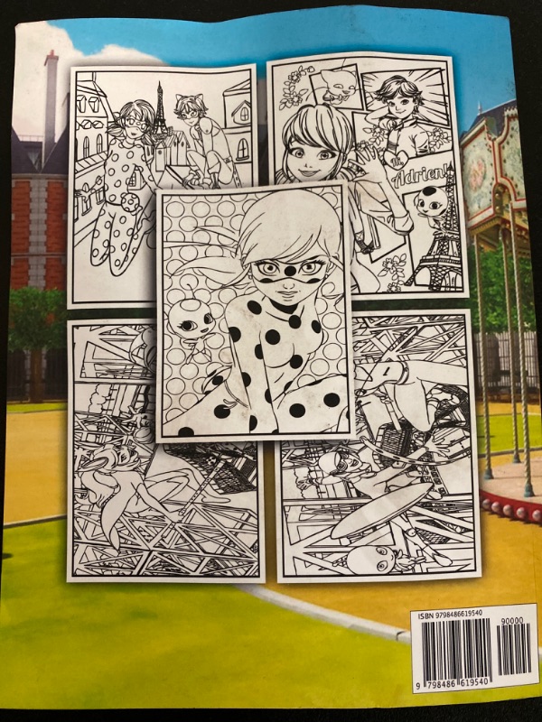 Photo 4 of Miraculous Ladybug 60 Page Jumbo Coloring Book
