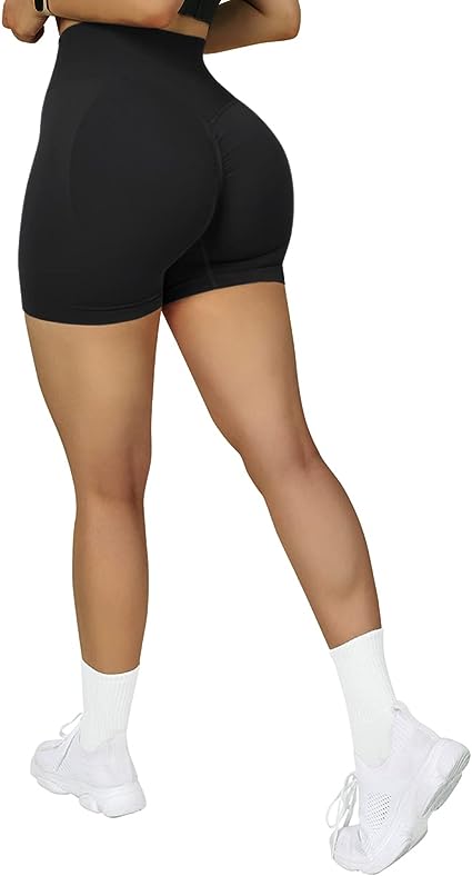 Photo 1 of Women Seamless Booty Shorts Butt Lifting High Waisted Workout Shorts- Size S-M
