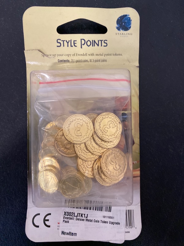 Photo 1 of Metal Fantasy Coins  Gold DND Coins for Board Game, Golden Game Tokens Store in The Coins Bag, DND Accessories for from New to Master, Retro Board Game Gifts for DM
