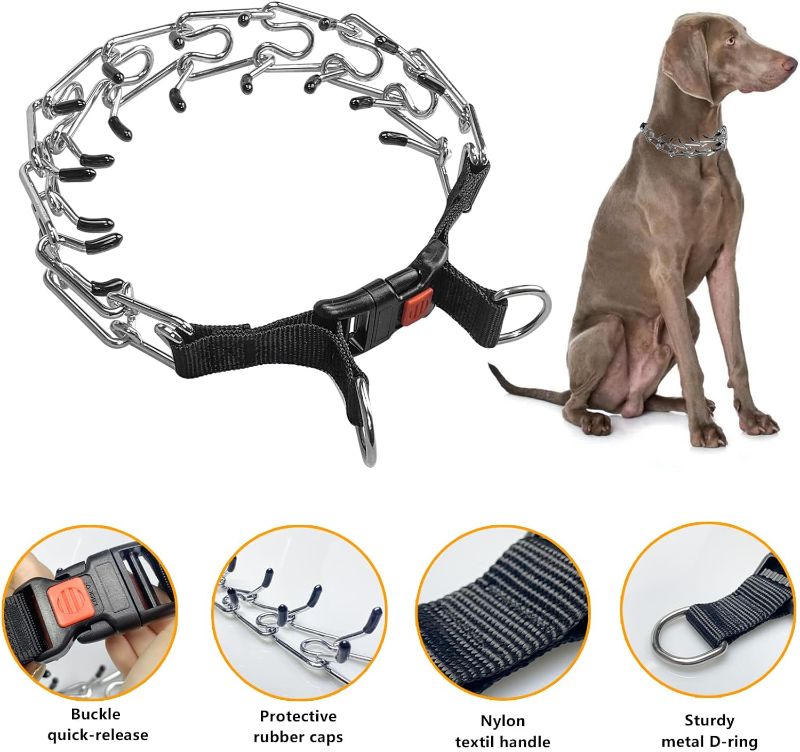 Photo 3 of Dog Training Collar, Adjustable Dog Collar for Small Medium Large Dogs (L)
