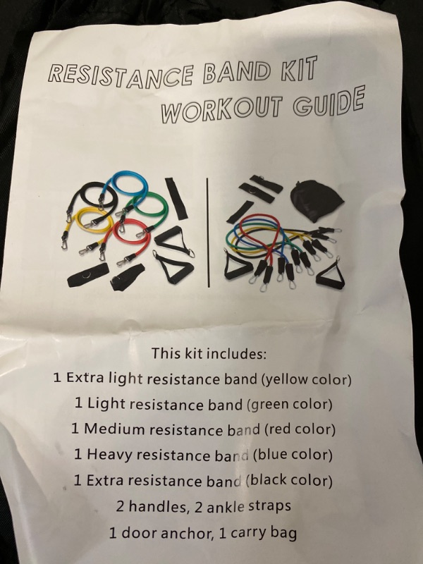 Photo 4 of Resistance Bands, Exercise Bands, Workout Bands, Resistance Bands for Working Out with Handles for Men and Women, Exercising Bands for Strength...
