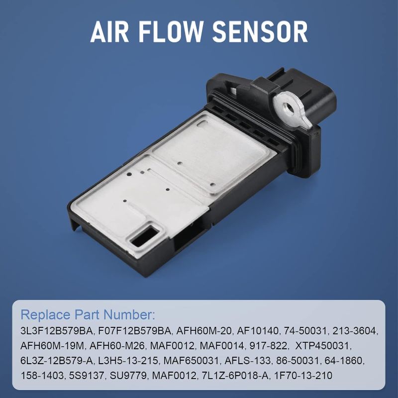 Photo 3 of Mass Air Flow Sensor MAF 3L3A-12B579-BA Replacement for Lincoln, for Mercury, 
