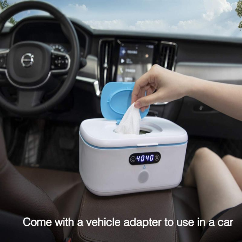 Photo 4 of Bellababy Wipe Wamer for Vehicle and Home Use, Baby Wet Wipes Dispenser and Diaper Wipe Warmer with Night Light,Temperature Display,No Need Water and Sponge
