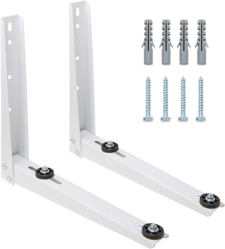 Photo 1 of JEACENT- Air Conditioner Support Brackets (2 Pcs) Window AC Bracket Stand for Mounting Outdoor AC Unit  Weather Proof Shelf to Protect from Dirt and Vandalism
