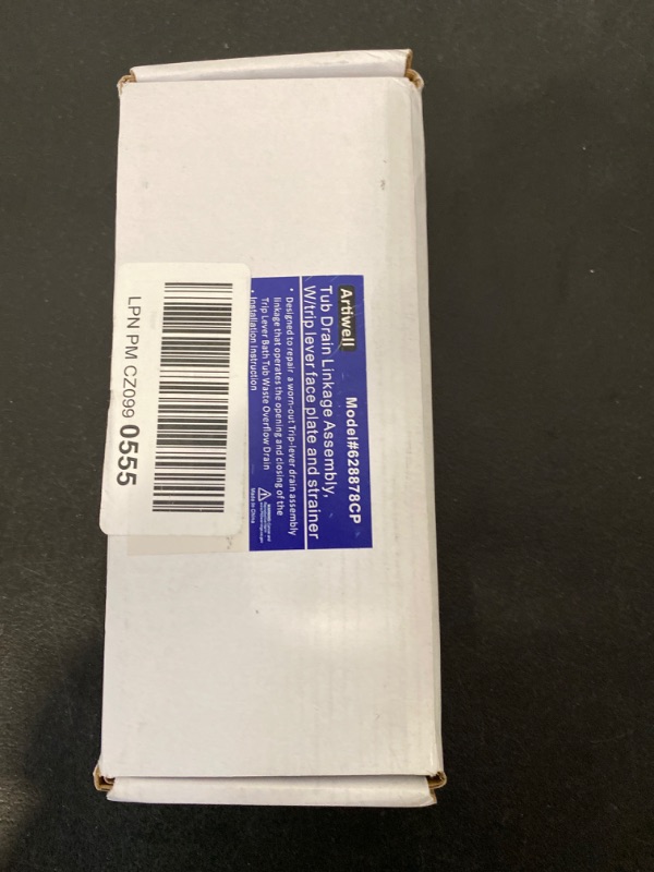 Photo 6 of Tub Drain Linkage Assembly with Trip Lever and Strainer Done Cove, Fit for Trip Lever Bath Tub Waste and Overflow Drain by Artiwell
