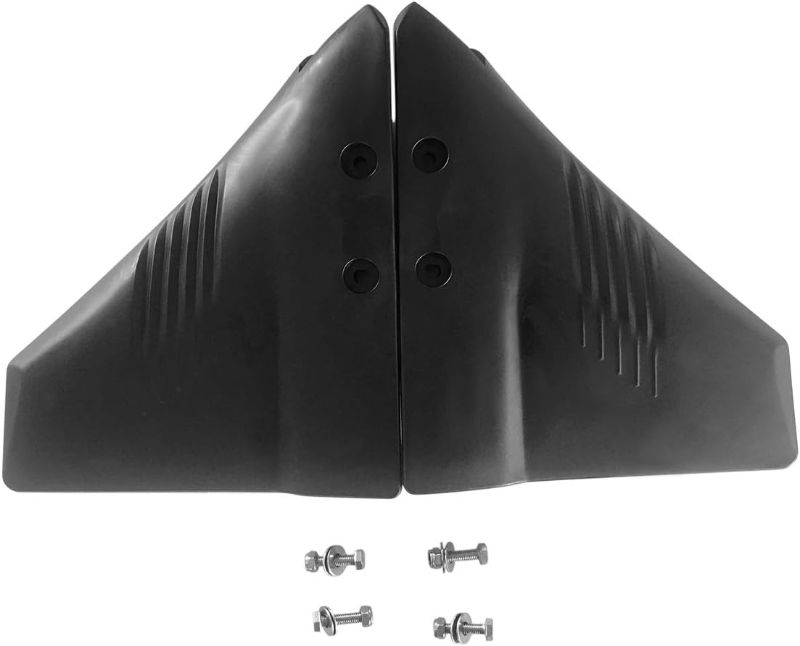 Photo 1 of HS001 Dorsal-Fin Style Hydrofoil Stabilizer For outboard Motors Drive 5-150hp With Durable UV-Resistant Molded Black Plastic Material wings and SS316 Bolts ;
