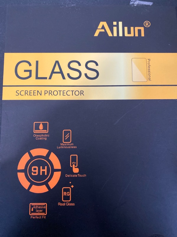 Photo 4 of Ailun Screen Protector for iPad 9th 8th 7th Generation (10.2 Inch, iPad 9/8/7, 2021&2020&2019) Tempered Glass/Apple Pencil Compatible [1 Pack]

