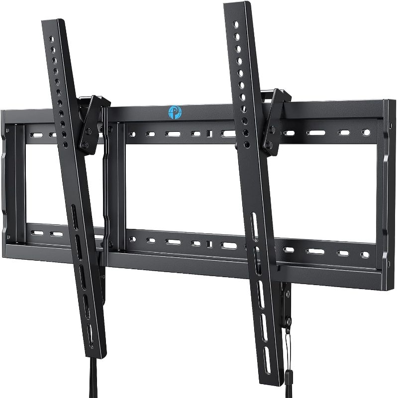 Photo 1 of Tilt TV Wall Mount Bracket Low Profile for Most 37-58 Inch LED LCD OLED Plasma Flat Curved TVs, Large Tilting Mount Fits Wood Studs Max 
