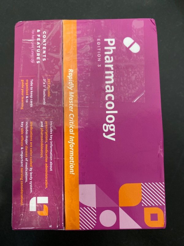 Photo 5 of Level Up RN – Pharmacology Flash Cards – No Fluff – Nursing School Essentials for Students – 2023-2024 NCLEX ATI HESI Review LPN RN Flash Cards (223 Cards) Edition #3

