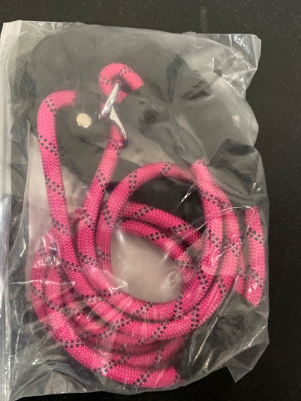 Photo 4 of  2/4/5/6 FT Dog Leash with Comfortable Padded Handle and Highly Reflective Threads for Small  Dogs (5FT-1/2'', Pink)
