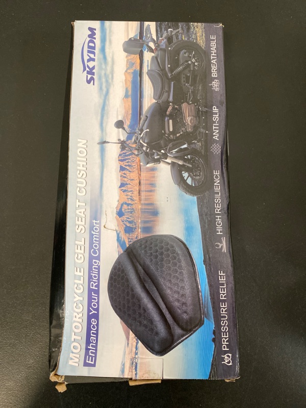 Photo 4 of Motorcycle Gel Seat Pad for Long Distance Rides
