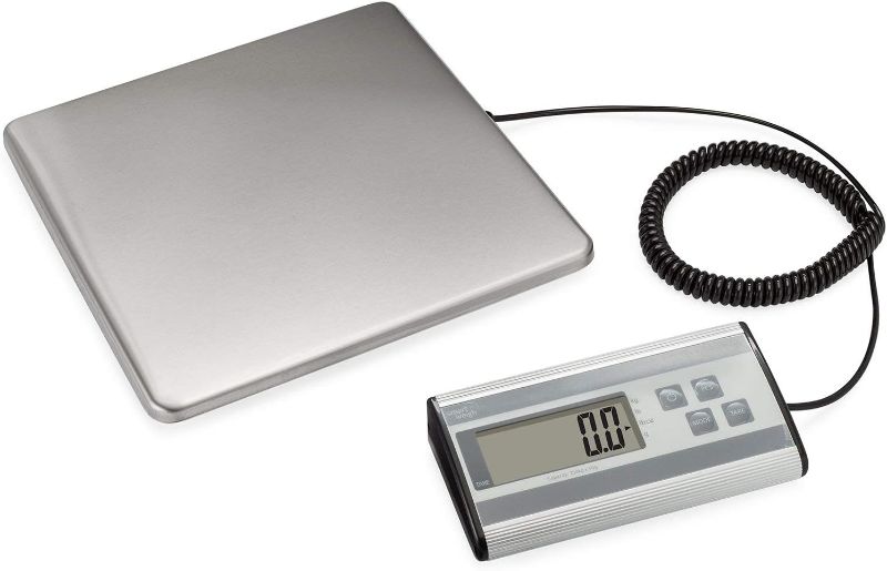 Photo 2 of Smart Weigh 440lbs x 6 oz. Digital Heavy Duty Shipping and Postal Scale, with Durable Stainless Steel Large Platform, UPS USPS Post Office Postal Scale and Luggage Scale
