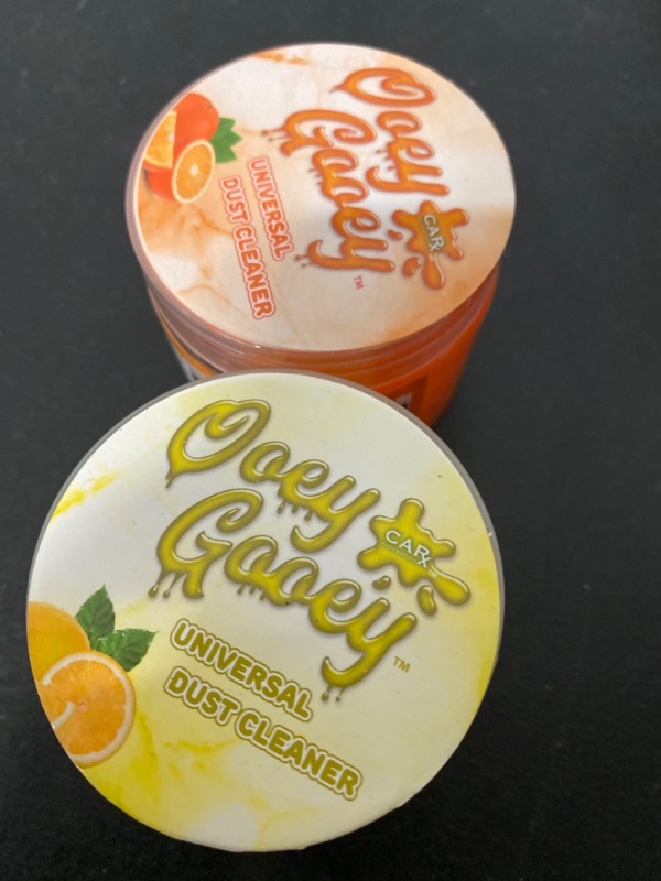 Photo 4 of 2 PACK- CarX Ooey Gooey Cleaning Gel for Cleaning Car Interior - Perfect Keyboard Cleaner Gel to Make Your Car Shine - Auto Interior Cleaner - 7 OZ (Citrus Orange/ Lemon Citrus)
