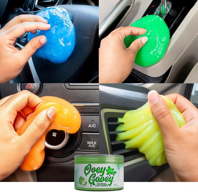 Photo 1 of 2 PACK- CarX Ooey Gooey Cleaning Gel for Cleaning Car Interior - Perfect Keyboard Cleaner Gel to Make Your Car Shine - Auto Interior Cleaner - 7 OZ (Citrus Orange/ Lemon Citrus)
