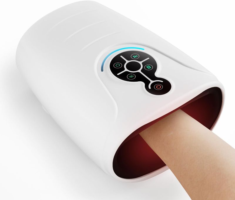 Photo 1 of Intelligent Hand Massager, Cordless Electric Massagers with Heat Can Relieve Hand Fatigue, Promote Blood Circulation and Improve Hand Flexibility -Gifts for Women/Men/Mom/Dad Home,Office
