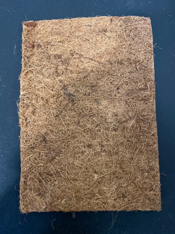 Photo 3 of SISIPAI LIFE Reptile Carpet Natural Coconut Fiber, " Tortoise Carpet Mat for Pet Terrarium Liner, Reptile Bedding Supplies for Lizard, Snake, Chameleon, Turtle, Bearded Dragon 2 piece
