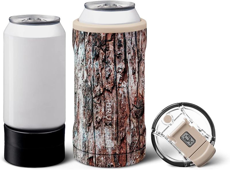Photo 1 of BrüMate Hopsulator Trio 3-in-1 Insulated Can Cooler for 12oz / 16oz Cans + 100% Leak Proof Tumbler with Lid | Can Coozie Insulated for Beer, Soda, and...
