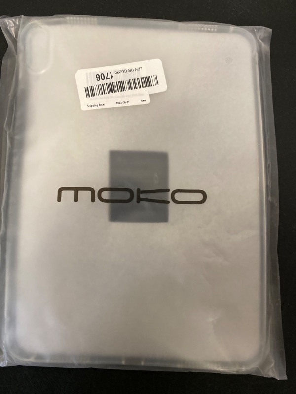 Photo 4 of MoKo Clear Case Fit New iPad 10.9 2022, iPad 10th Generation Clear Case, Lightweight Soft TPU, Anti-Scratch Ultra Clear Protective Tablet Cover, Shockproof Impact Resistant, Clear
