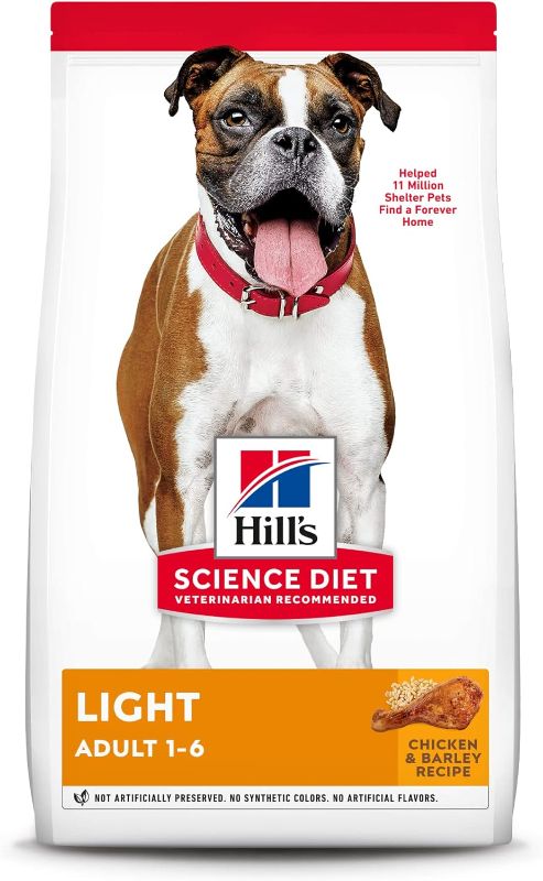 Photo 1 of Hill's Science Diet Dry Dog Food, Adult, Light for Healthy Weight & Weight Management, 30 lb. Bag
