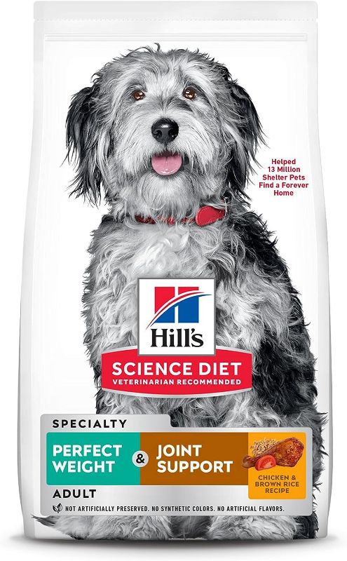 Photo 1 of Hill's Science Diet Adult Perfect Weight & Joint Support Chicken Recipe Dry Dog Food, 12 lb. Bag
