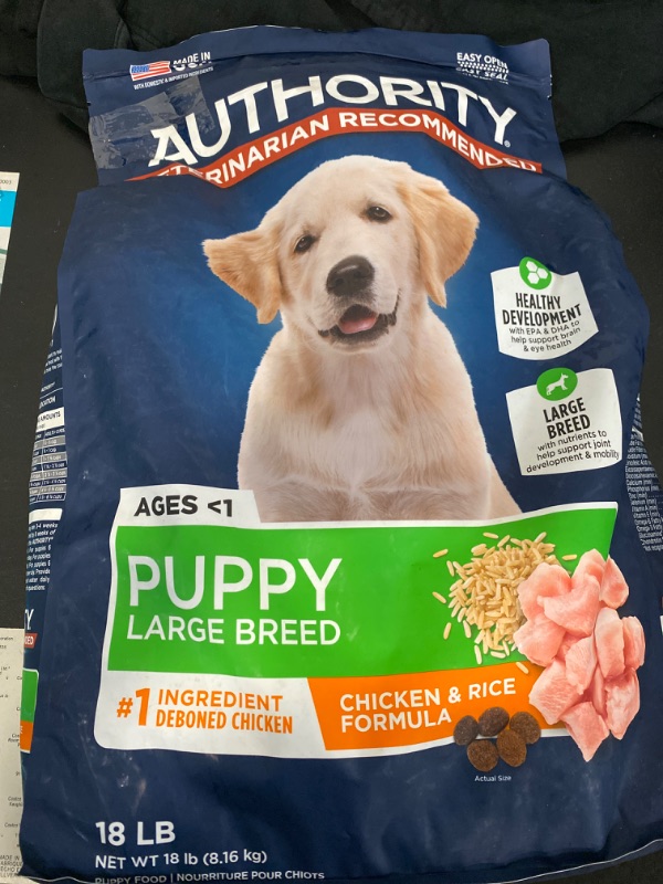 Photo 2 of Authority® Everyday Health Large Breed Puppy Dry Dog Food - Chicken
