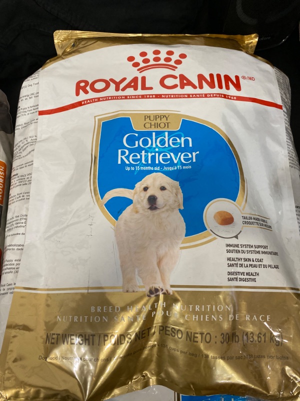 Photo 2 of Royal Canin Golden Retriever Puppy Dry Dog Food, 30 lb bag
