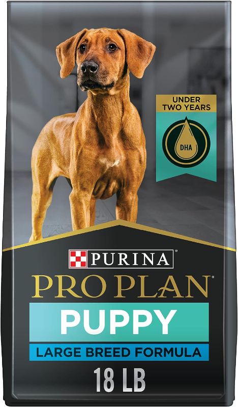 Photo 1 of Purina Pro Plan Large Breed Dry Puppy Food, Chicken and Rice Formula - 18 lb. Bag
