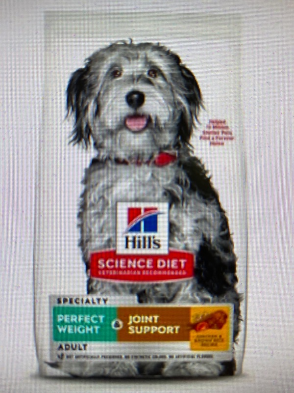 Photo 1 of Hill's Science Diet Perfect Weight & Joint Support Chicken Flavored Adult Dry Dog Food 18lb
