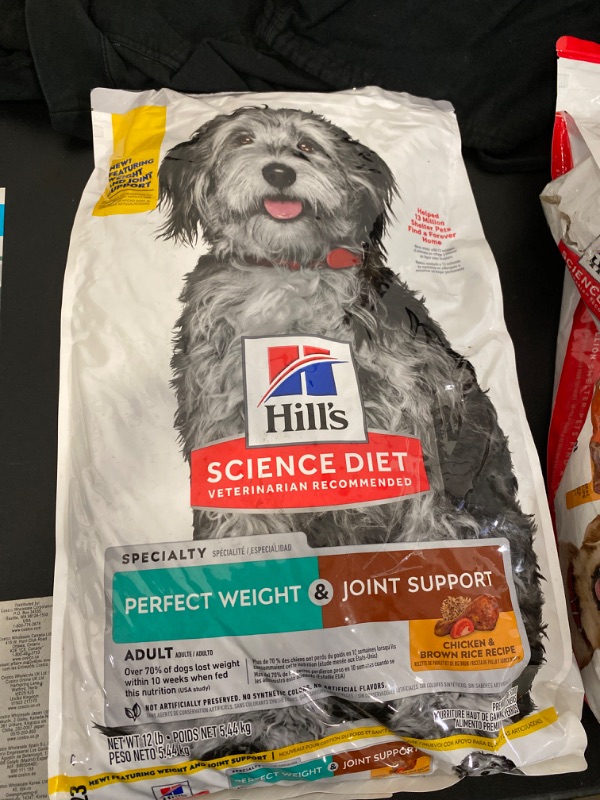 Photo 2 of Hill's Science Diet Perfect Weight & Joint Support Chicken Flavored Adult Dry Dog Food 18lb
