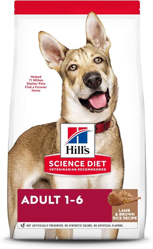 Photo 1 of Hill's Pet Nutrition Science Diet Dry Dog Food, Adult, Lamb Meal & Brown Rice Recipe, 33 lb. Bag
