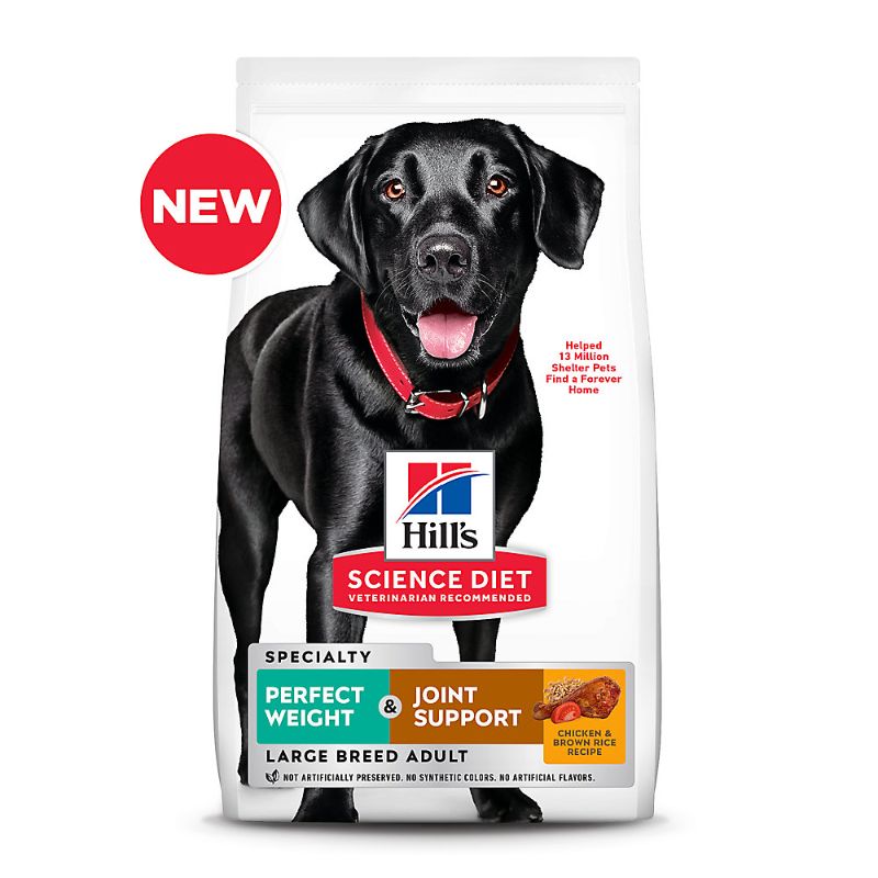 Photo 1 of Hill's Science Diet Perfect Weight & Joint Support Large Breed Adult Dry Dog Food - Chicken 25lb
