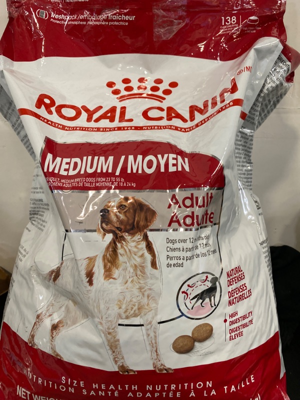 Photo 2 of Royal Canin Medium Breed Adult Dry Dog Food, 30 lb bag
