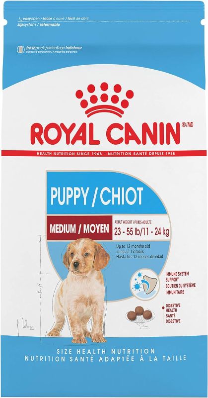 Photo 1 of Royal Canin Medium Puppy Dry Dog Food, 6 pounds.
