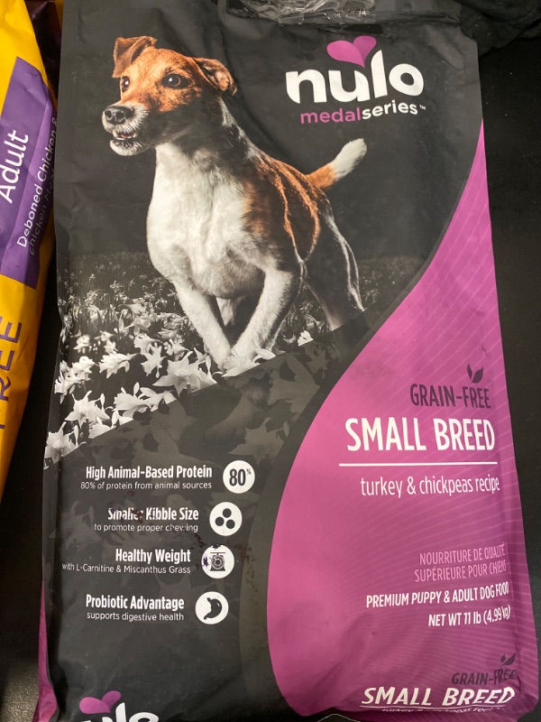 Photo 2 of Nulo MedalSeries Small Breed Adult Dry Dog Food - Turkey 11lbs
