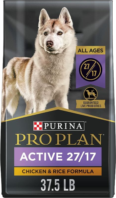 Photo 1 of Purina Pro Plan Active, High Protein Dog Food, SPORT 27/17 Chicken & Rice Formula - 37.5 lb. Bag
