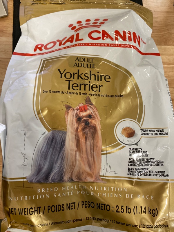 Photo 2 of Royal Canin Yorkshire Terrier Adult Dry Dog Food, 2.5 lb bag

