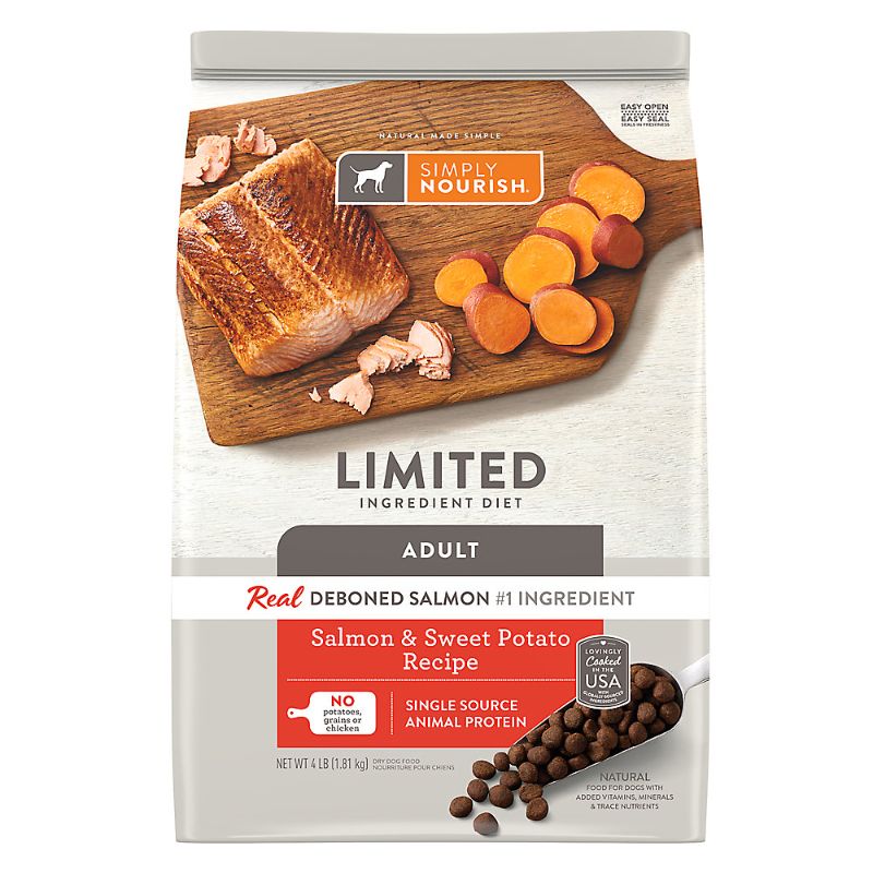 Photo 1 of Simply Nourish® Limited Ingredient Diet Adult Dry Dog Food - Salmon & Sweet Potato 4lb
