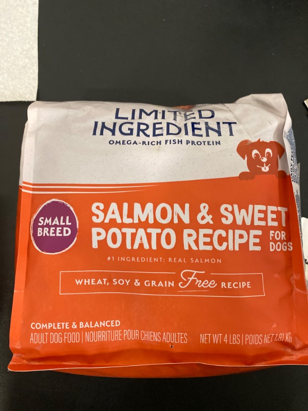 Photo 2 of Natural Balance Limited Ingredient Small Breed Adult Grain-Free Dry Dog Food, Salmon & Sweet Potato Recipe, 4 Pound 