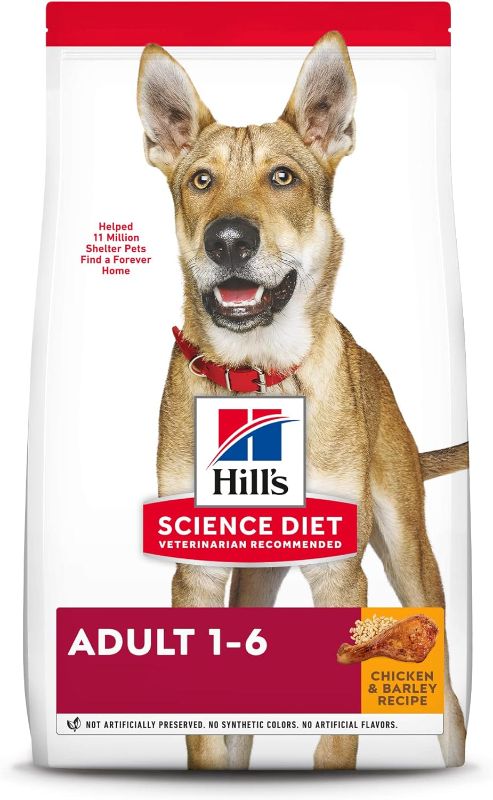 Photo 1 of Hill's Pet Nutrition Science Diet Dry Dog Food, Adult, Chicken & Barley Recipe, 15 lb. Bag

