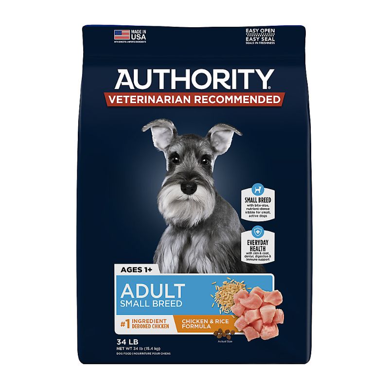 Photo 1 of Authority® Everyday Health Small Breed Adult Dry Dog Food - Chicken 34LB

