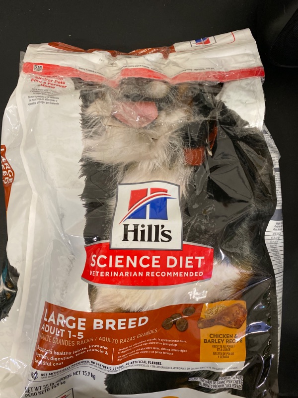 Photo 2 of HILL'S Science Diet Large Breed Adult Dry Dog Food, 35 lbs.
