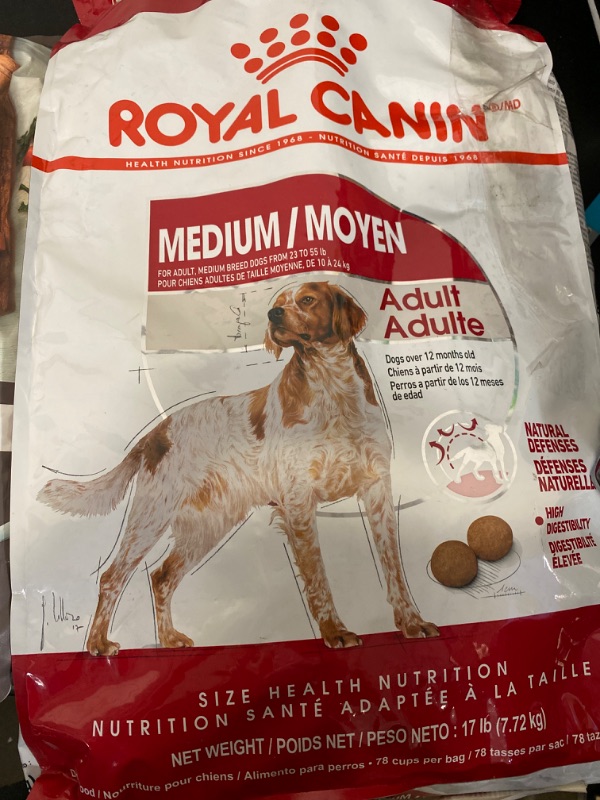 Photo 2 of Royal Canin Medium Breed Adult Dry Dog Food, 17 lb bag
