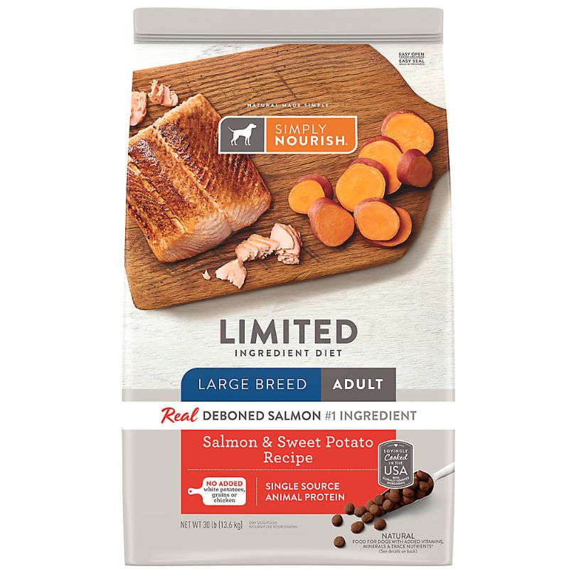 Photo 1 of Simply Nourish® Limited Ingredient Diet Large Breed Adult Dry Dog Food - Salmon & Sweet Potato
