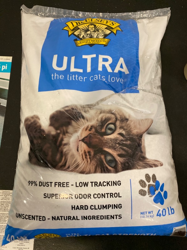 Photo 2 of Dr. Elsey’s Premium Clumping Cat Litter - Ultra - 99.9% Dust-Free, Low Tracking, Hard Clumping, Superior Odor Control, Unscented & Natural Ingredients 40lbs
